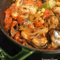 【キレイママレシピ】秋刀魚と色々お豆のトマト煮込み
