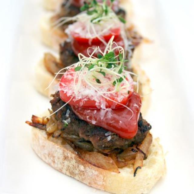 Mini Baguette Burgersミニバゲットハンバーガー