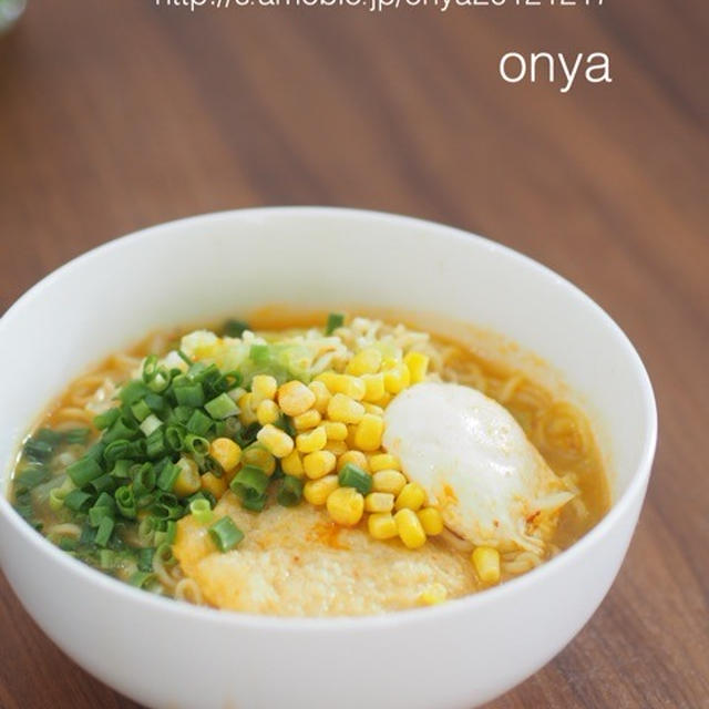 調味料２つ追加するだけで♡インスタント麺で簡単辛旨ラーメン♡