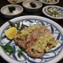 豚ひれのグリル焼きに島らっきょうの塩漬けだれ♪　きょうのオット弁。
