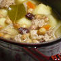 塩麹で旨みUP！豚肉と根菜・お豆のほっこりスープ＆さごしの塩麹漬け