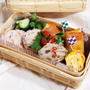 海老とチーズとかいわれの春巻き・・お弁当♪