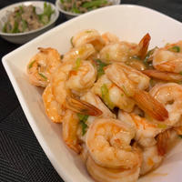 【米油×副菜】ちょこっとエビおかず！米油で軽い仕上がり
