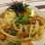 きつねとたぬきの仲良し焼うどん温玉のせ