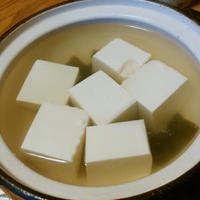 あったか湯豆腐　牡蠣だし醤油で