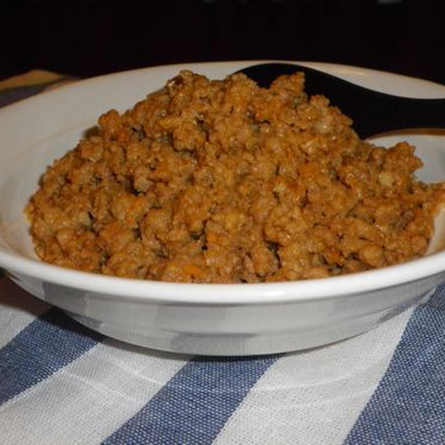 肉味噌そぼろ（レシピ）