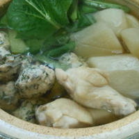 「寄せ鍋つゆ」でシンプル大根と鶏肉のお鍋