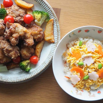 節約ケチ子家の「おひな祭りご飯♪」地味でも満足してくれた