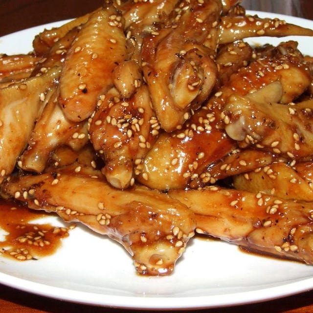 鶏手羽の甘辛炒め＆スボダコ