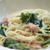 脂質制限～菜の花とスモークサーモンのクリームパスタ