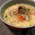 冬の紅白スープ。
