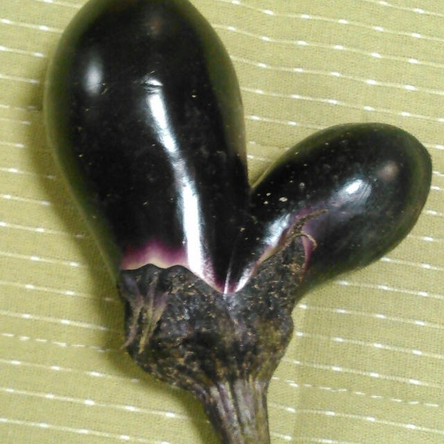 ハートの茄子