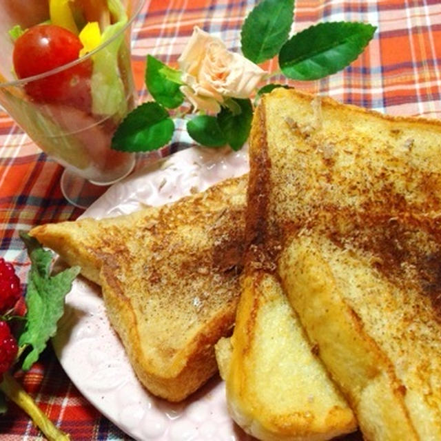 バレンタインの朝食に…☆キャドバリー チョコレートのフレンチトースト