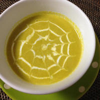 クミン風味のかぼちゃのポタージュ＊ハロウィンｖｅｒ．