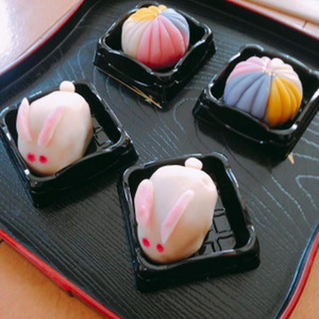 和菓子を習いに