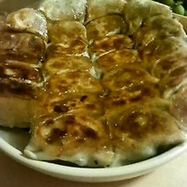 晩ごはん(餃子)