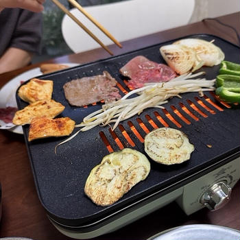 50代夫婦二人で仲良く（？）おうち焼き肉の日