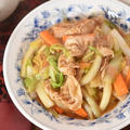 中華丼をお家で簡単に作る方法・豚バラ白菜のあんかけ中華丼