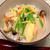 七野菜粥とさっぱり中華の夕食　　　切り餅の新しい食べ方、大根おろしとオリーブオイルと七味唐辛子～♪