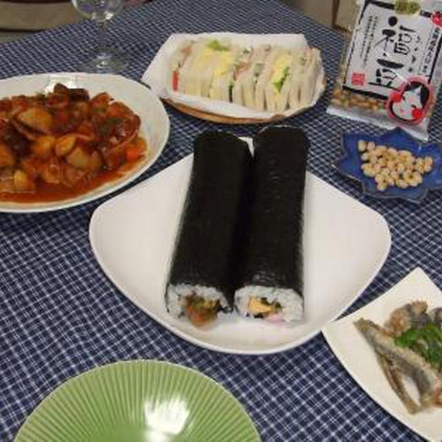 ☆節分パーティー☆豆の数は適当です。