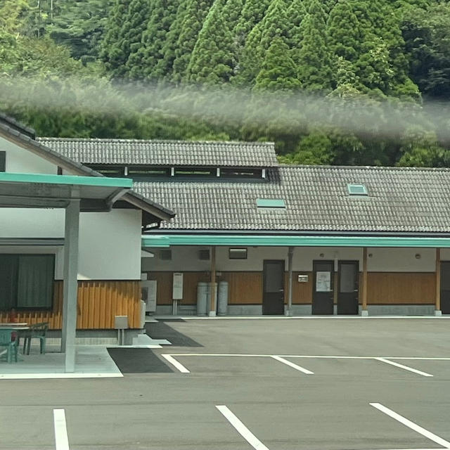 大分県日田市　道の駅　上津江でよもぎ200円やどくだみ150円