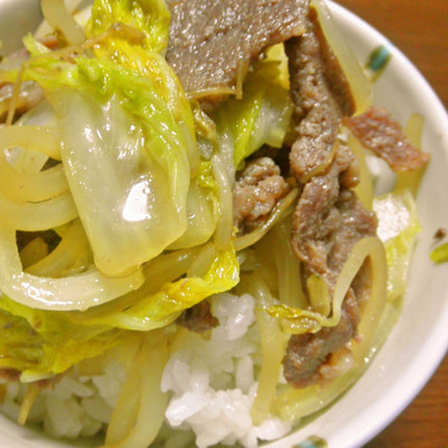 ジンギスカン丼（プチ丼）