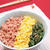 三色おさかなソーセージそぼろ丼