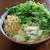 体重に余裕が出来て「鶏水菜うどん」