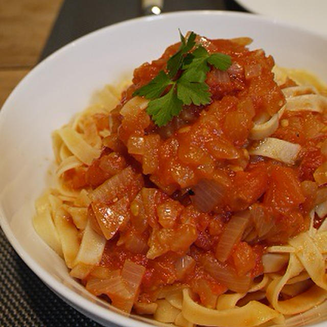 年内最後のパスタはタリアッテレで！　今年もありがとうございました♪