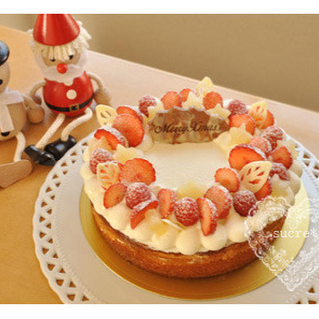 Pasco 手作り用スポンジケーキ6号 クリスマスケーキその2 By Sucre さん レシピブログ 料理ブログのレシピ満載