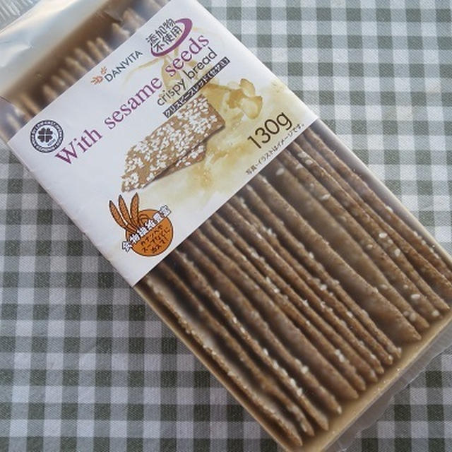 セサミシードクリスピーBread＆インドのピーナッツButter＆フォレストCracker♪