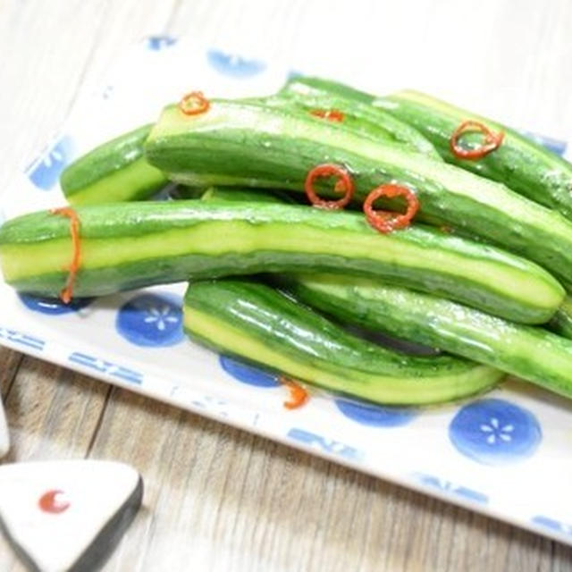 【今日のイチオシ！に掲載】ミニきゅうりの白だし漬け
