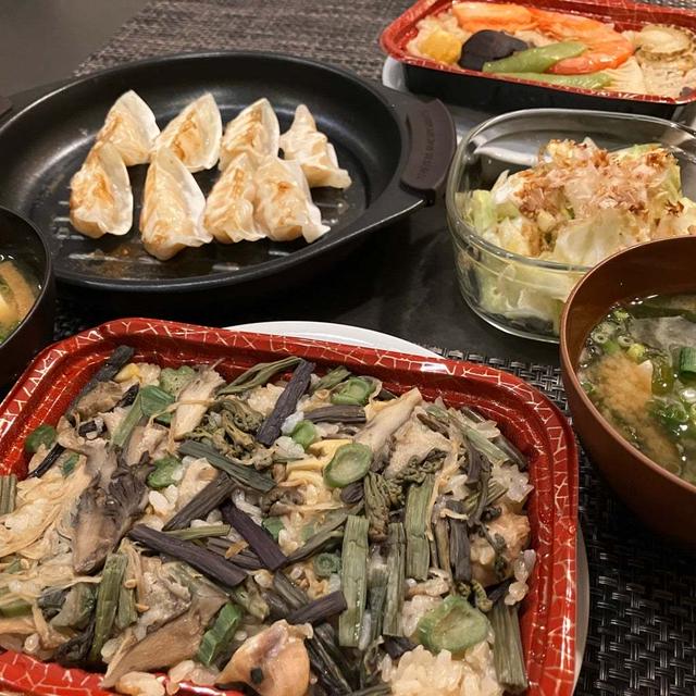 帰ってきた最初に作ったおうちごはん(^^)