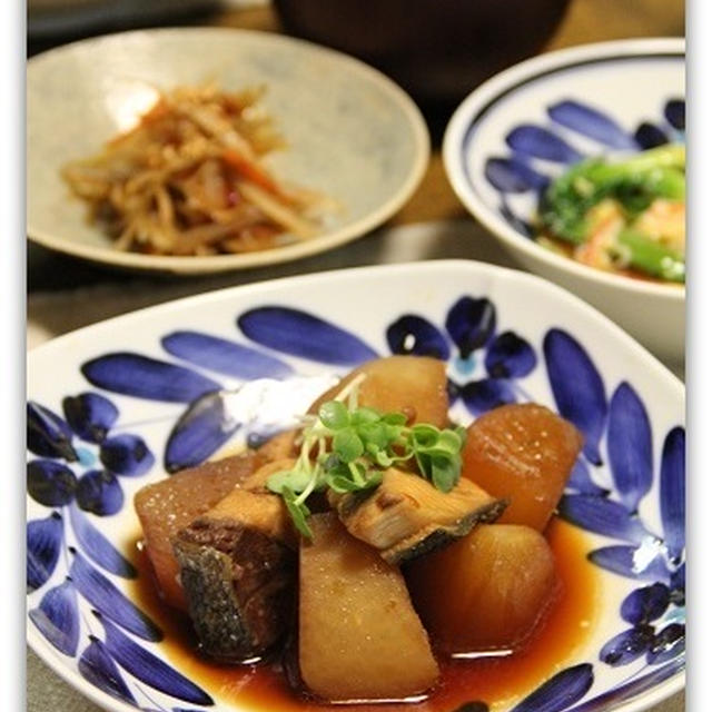 ぶり大根の晩ごはん