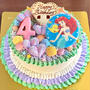マーメイドラグーンのようなデザインの・・プリンセスケーキ♡