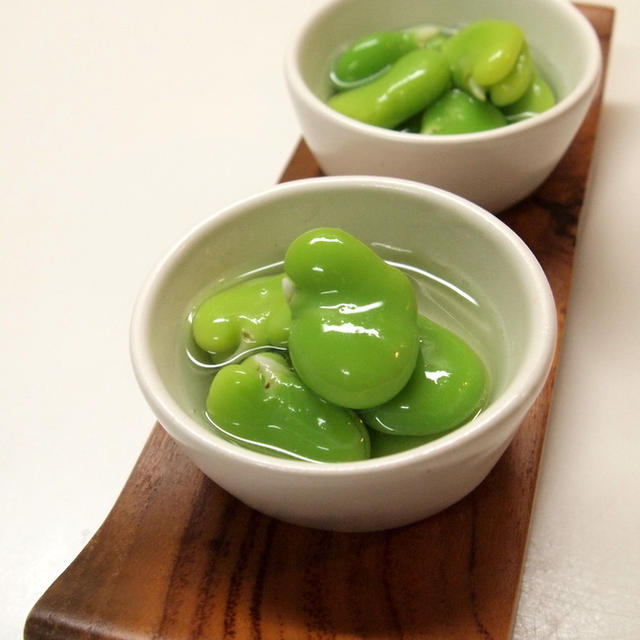 一寸豆の翡翠煮