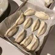 今期最後の餃子は水餃子で