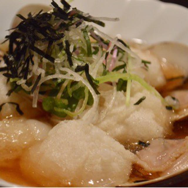 【横浜】情緒Dining　楓　横浜駅前店　はまぐりと揚げ出し餅の組み合わせが面白い