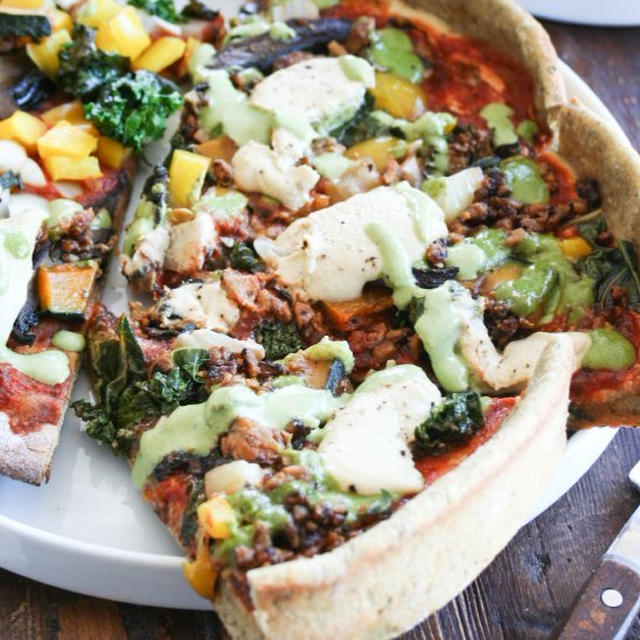 Tempeh Veggie Pizzaテンペべジピザ