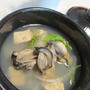 ★牡蠣と大根・豆腐の旨みスープ（굴・두부・무우국）。