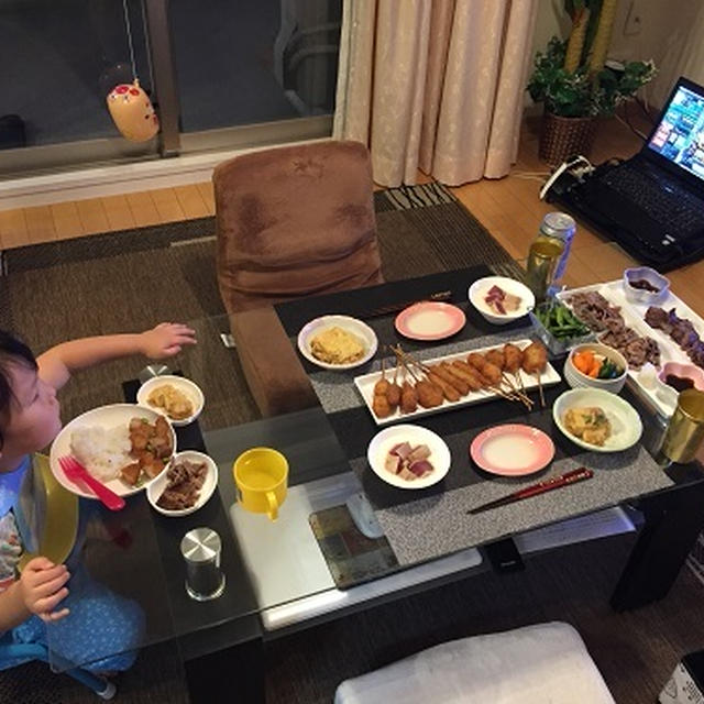 お肉は2種の食べ方とタープの件