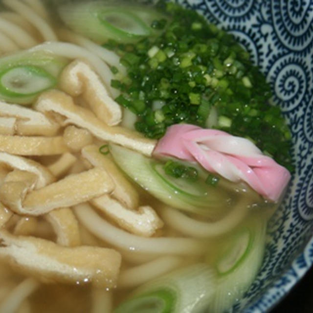 4月9日　　きつねうどん