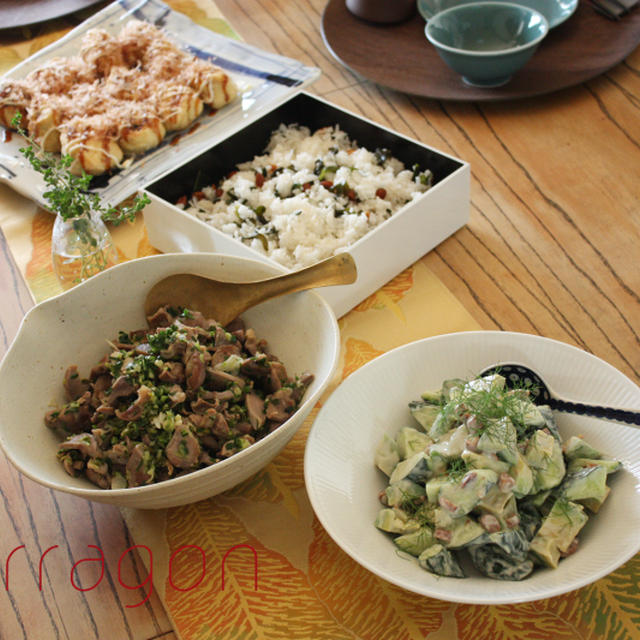 5月の料理教室タラゴンキッチンも無事終了〜そら豆をむきまきりな1ヶ月でした♪