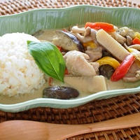 辛旨やみつき！基本のグリーンカレー。
