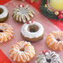 クリスマスリースの米粉フィナンシェ