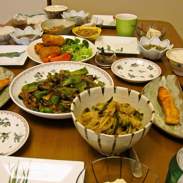 夏休み。母の手料理