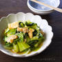 青梗菜と薄揚げの炒め煮