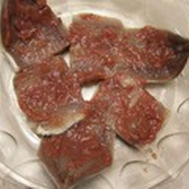 イワシのチーズ焼き　ナスのひき肉乗せ　エノキのキムチ焼き