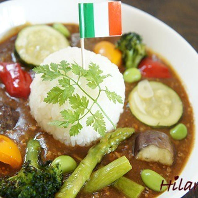 ゴールデンカレー「バリ辛」de大人の夏休みカレーランチ♪♪