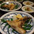 ぶりカマの塩焼き、高菜と豆腐のたいたの